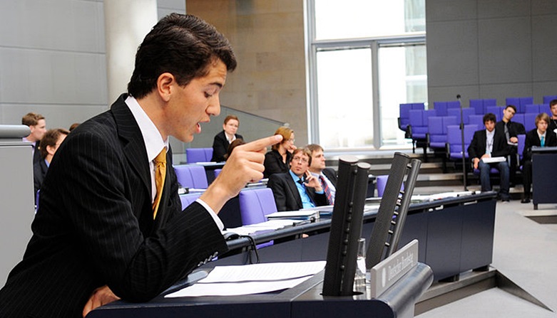 Debattieren im Bundestag
