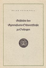 Titelblatt des Buches von H. Rosenthal