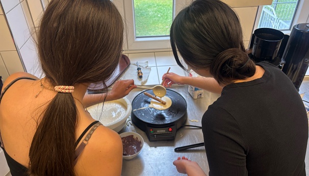 Crepes backen